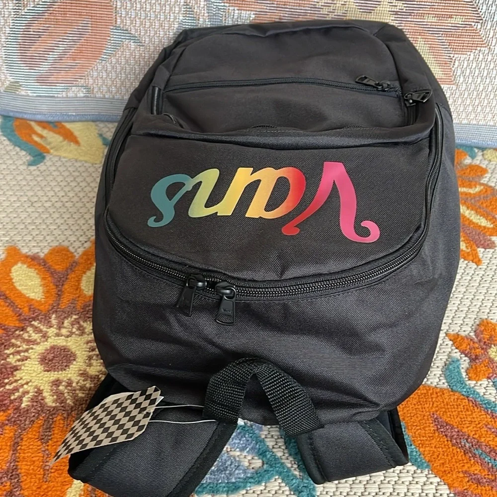 VANS Ranged 2 Backpack Black Women-Men’s Casual School Student Bag VN0A7UFNJNH - Picture 12 of 16